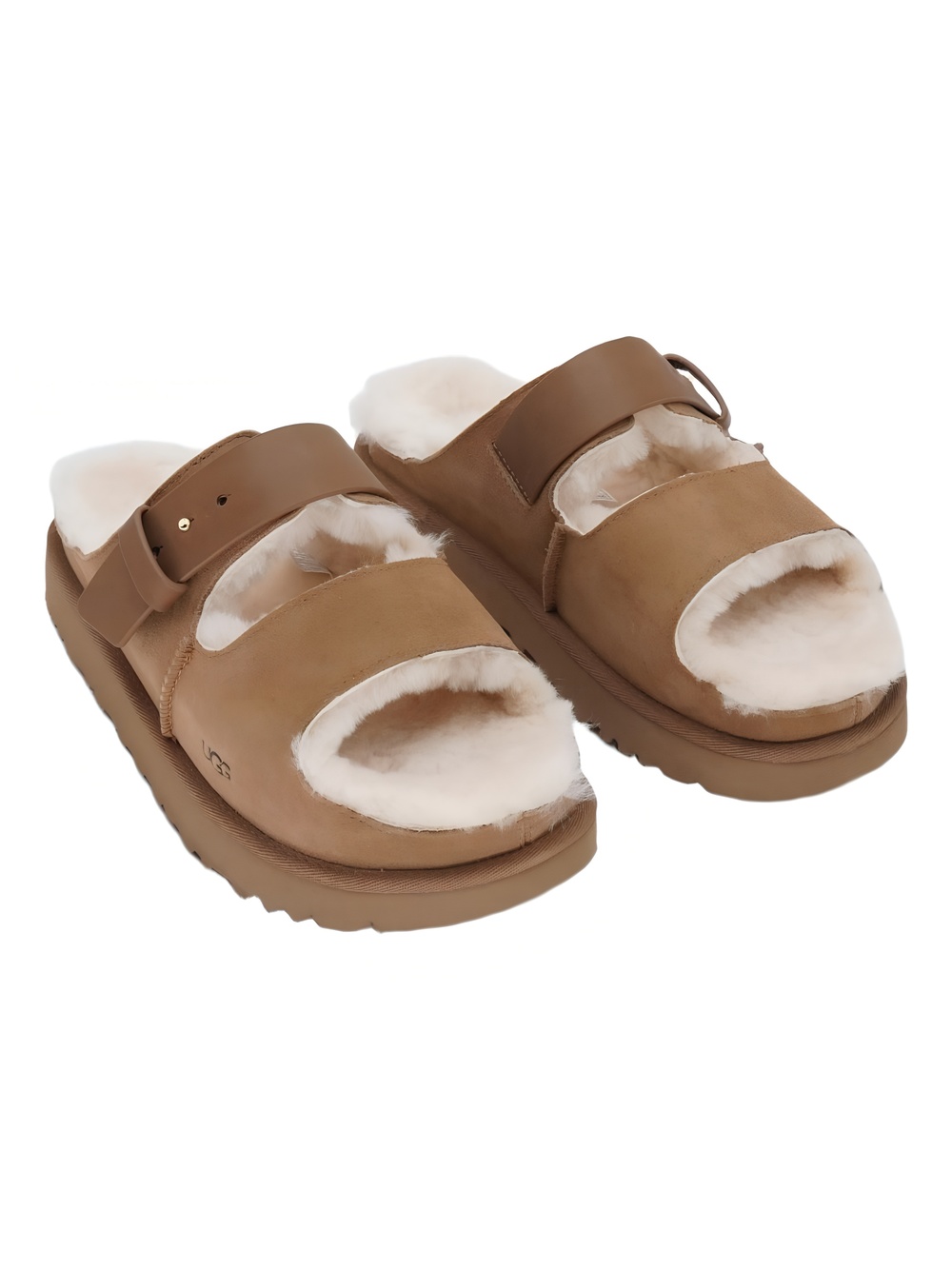 Ugg Greenport Cozy Strap Slide Chestnut Size 10M